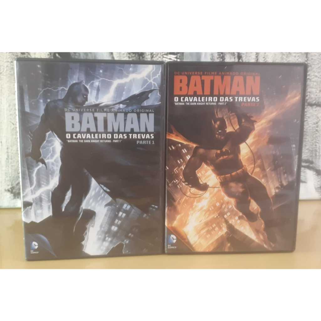 DVD Batman O Cavaleiro das Trevas parte 1 + parte 2 (2 discos completo)