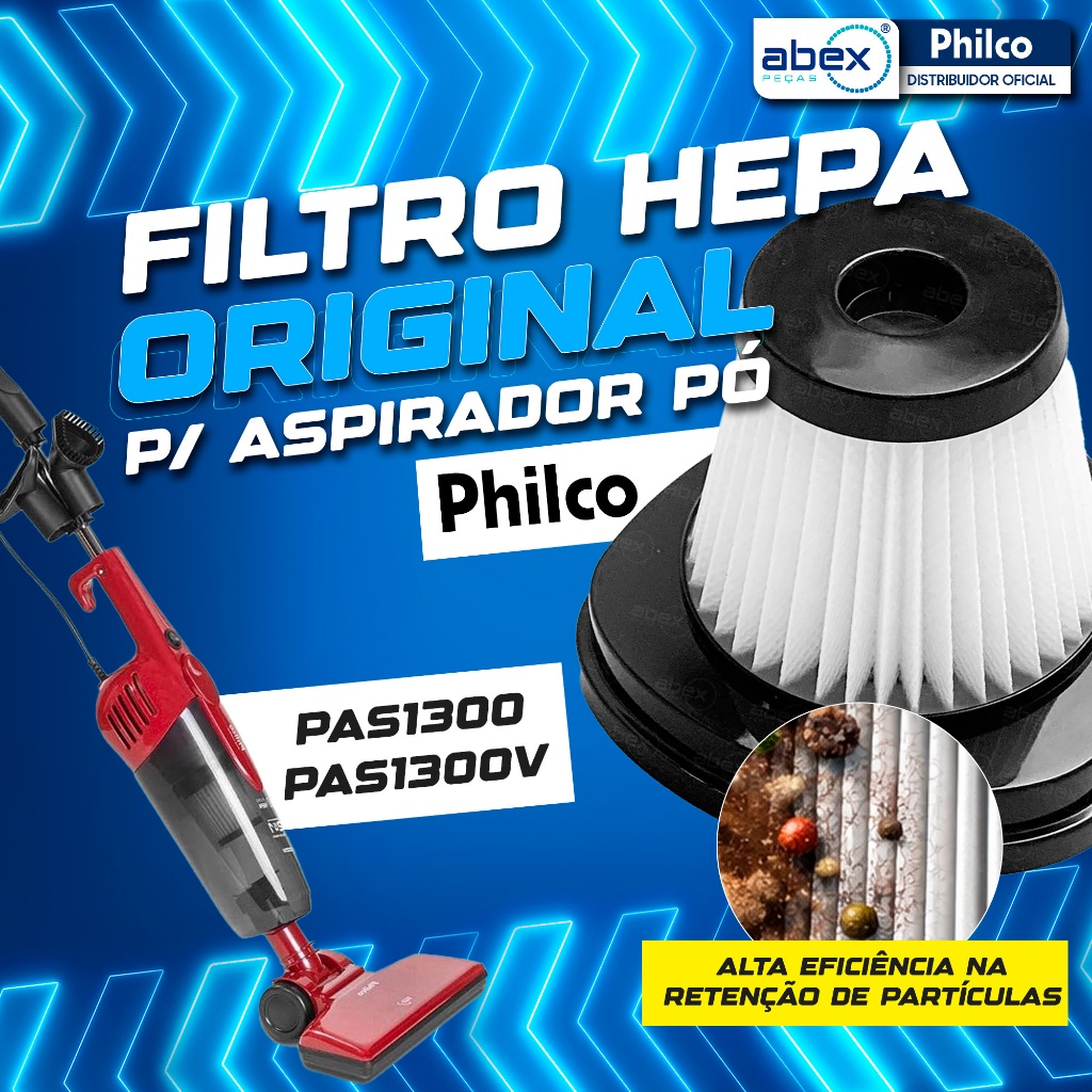 Filtro Hepa Para Aspirador De Pó Philco Multi Clean PAS1300 Original