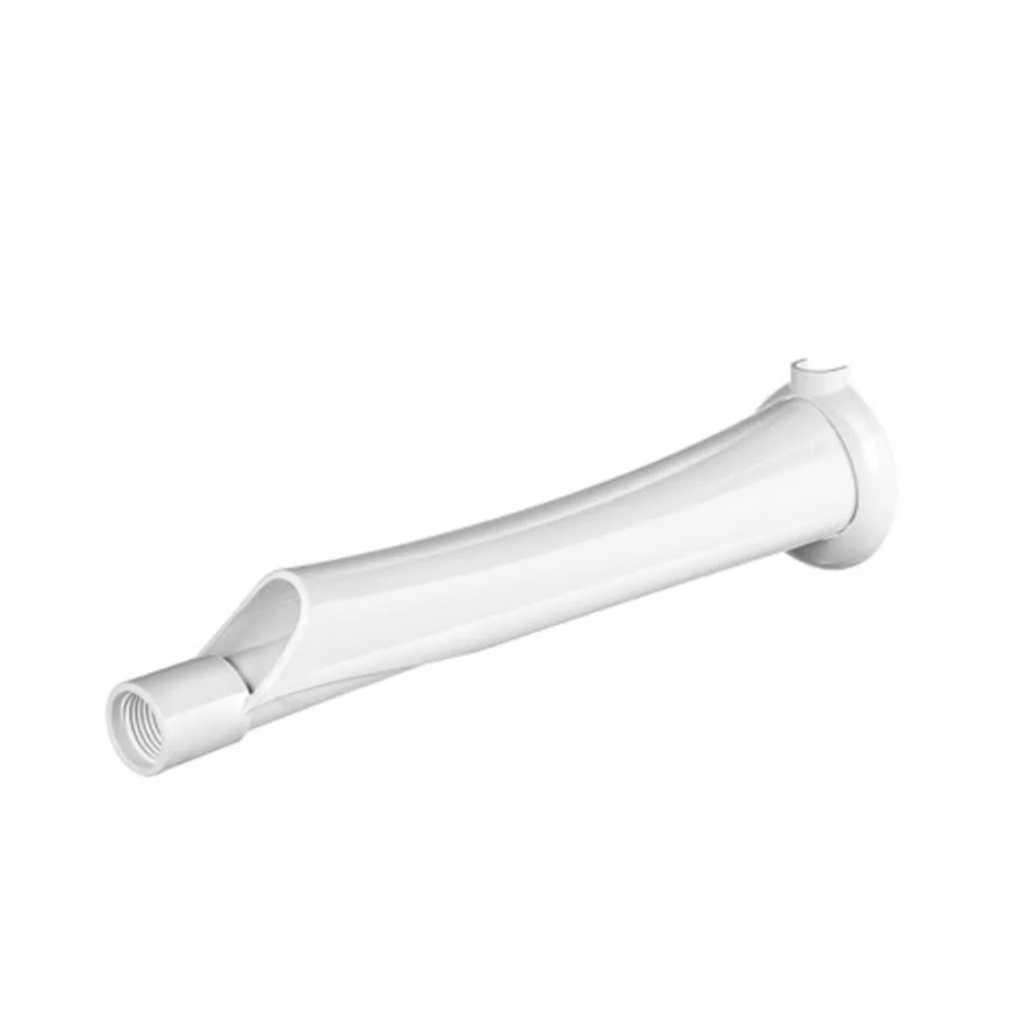 Braço Cano Chuveiro 30cm 1/2 Lorenzetti Esconde Fios Branco Para Chuveiro Parede Resistente