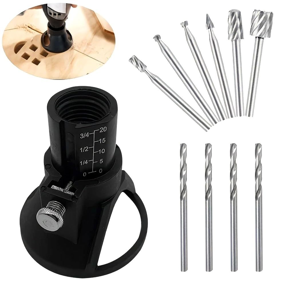 KIT Suporte Tupia + 4 Brocas +6 Fresas P/Micro retifica Qualidade