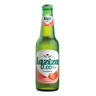 Cerveja Laziza 0,0% Sem Álcool Sabor Morango 330Ml em Oferta na Shopee