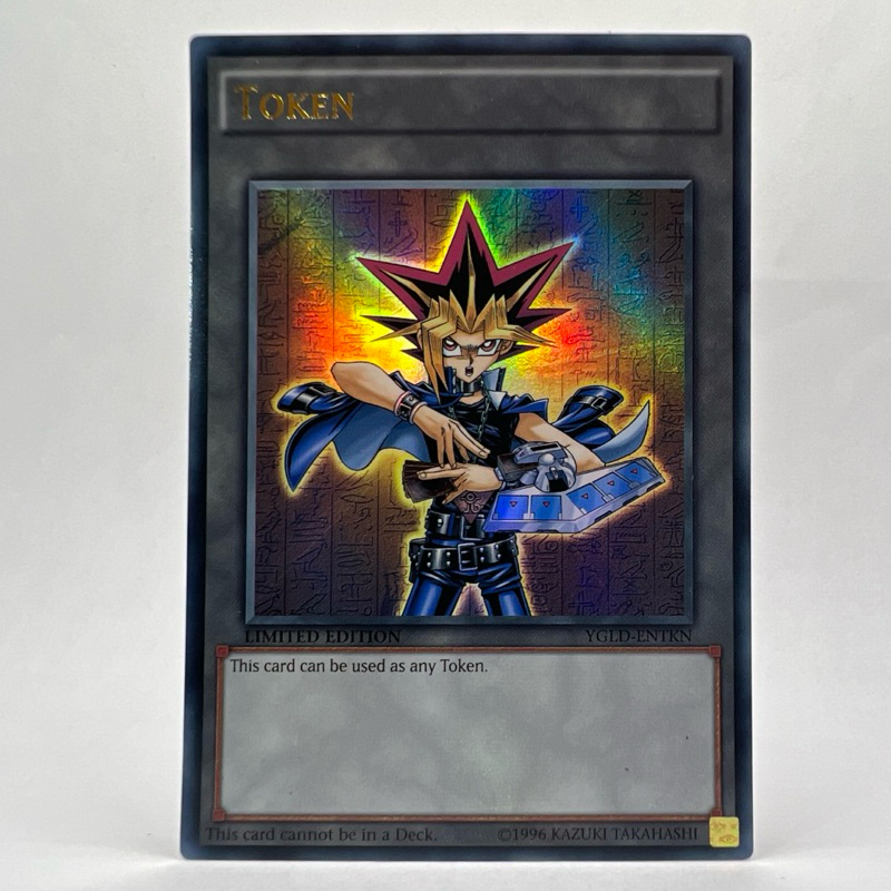 Ficha / Token Edição Limitada Yami Yugi Ultra Raro Yugioh!