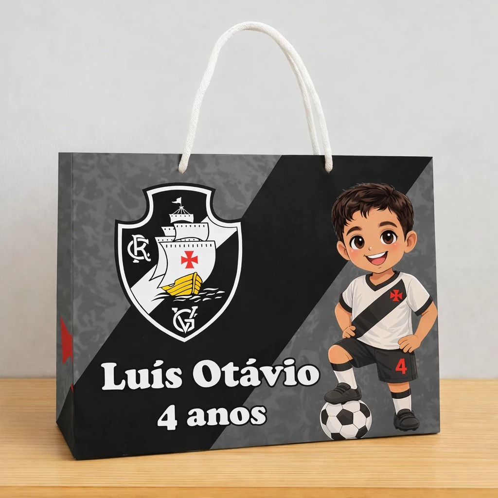 Sacolinhas personalizadas de times de Futebol  Lembrancinhas de Futebol qualquer time - DESMONTADAS