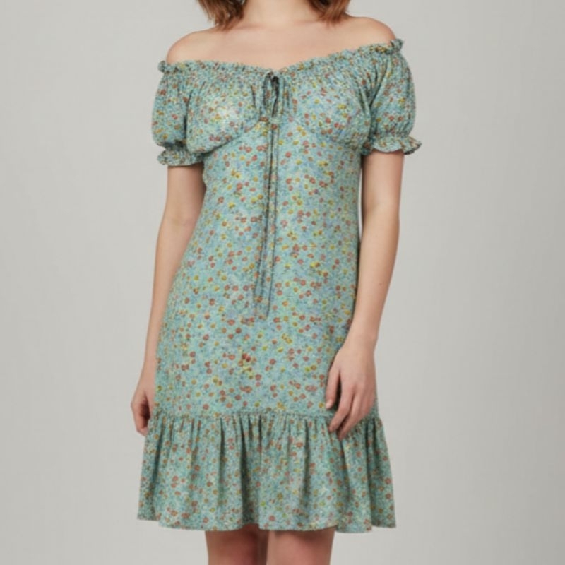 Vestido Floral Camponesa M | Atena