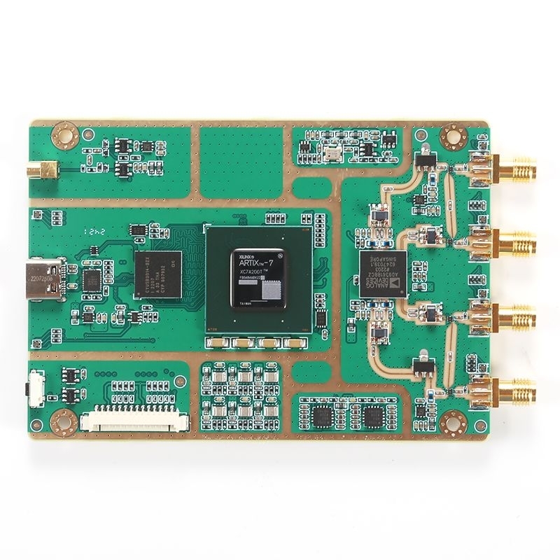 Xc7a100t + ad9361 70mhz-6ghz 2r2t b210 mini placa de rádio definida por software sdr libresdr b210mini suporte uhd pluto