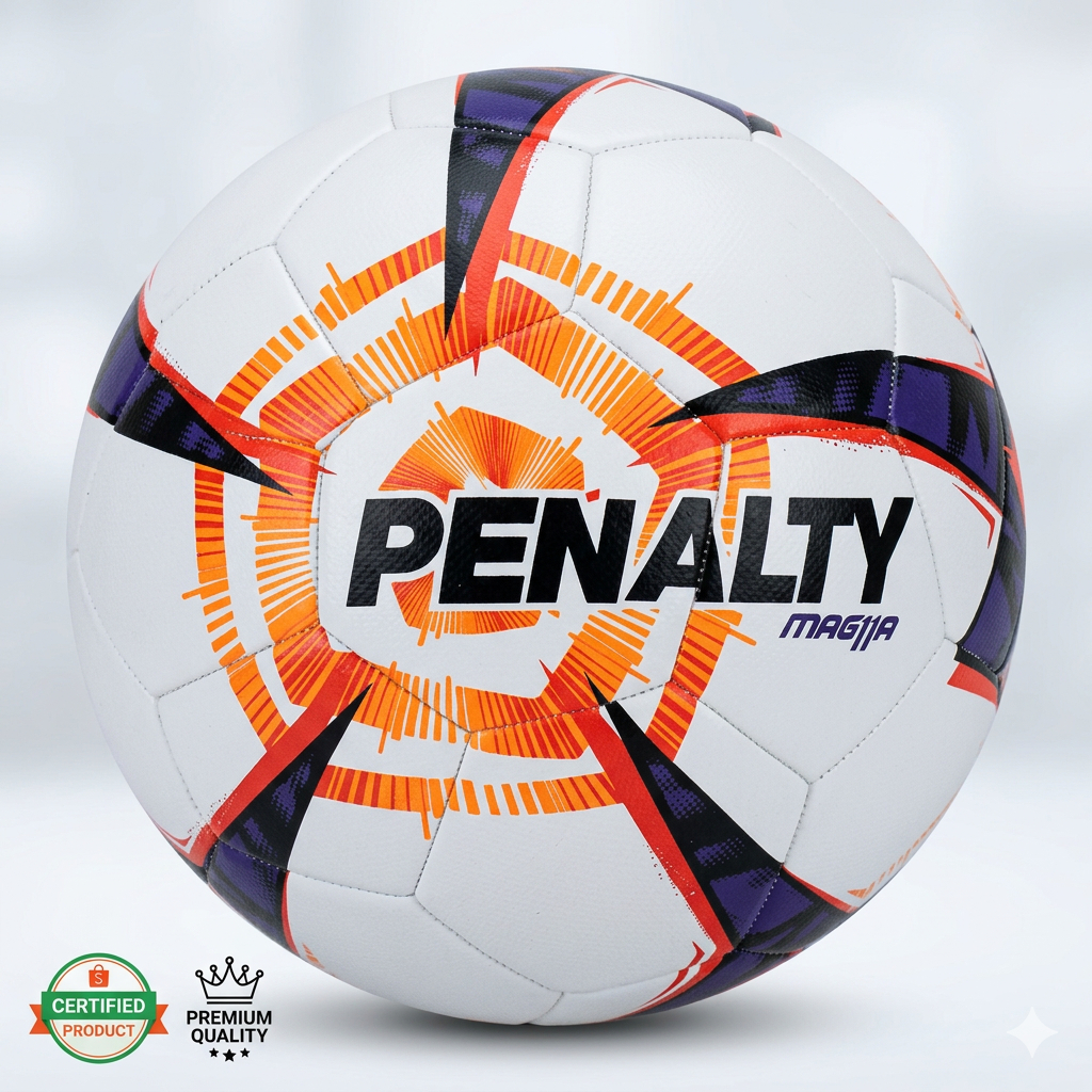 Bola De Futebol Campo Penalty Paulistão 2026 Mag11a R3 Xxvi Branco/laranja Paulista