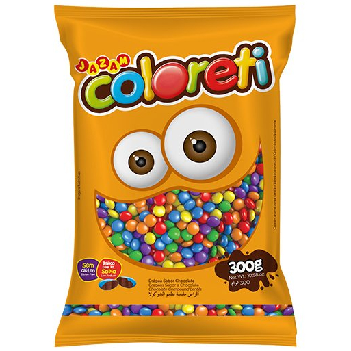 Coloreti Mini Jazam 300g em Oferta na Shopee