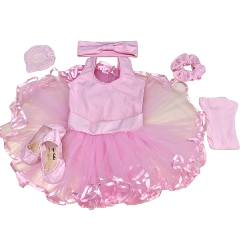 Roupa de Ballet  infantil - regata - saia de tou tou - Bolsa