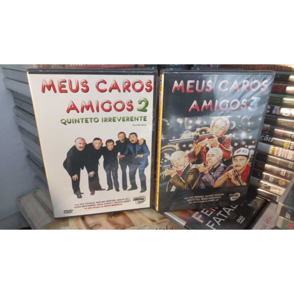 Dvds ( Lacrados) Meus Caros Amigos 1982/ 1985 - Direção Mário Monicelli vol 2 e 3 - quinteto irreverente