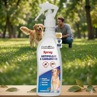 Spray Antipulgas e Carrapatos Petbrilho 150ml - Cães e Gatos em Oferta na Shopee