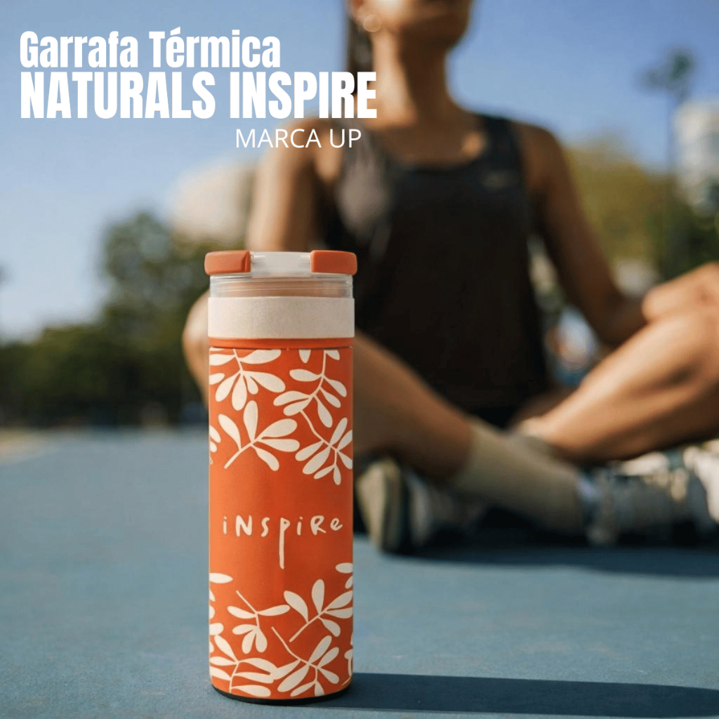 Garrafa Térmica Com Filtro 500ml Inspire Inox Bebidas Quentes Frias Academia Trabalho Viagem