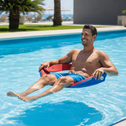 QUEIMA DE ESTOQUE Boia Flutuante Piscina EVA Ajustável | Cadeira Relaxamento Premium