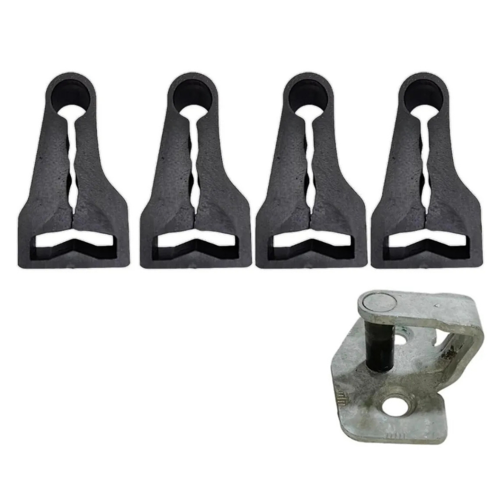 Proteção Batente batida de porta Chevrolet Zafira Opala Caravam Chevette Corsa Meriva Monza Tubarão