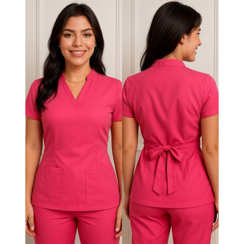 Scrub calça e blusa elastano donna flor