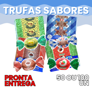 50 100 200 Embalagem para trufas 15x16 cm Nova Aliança Embalagens em Oferta na Shopee