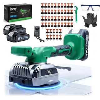 Máquina de Assentar Piso Ventosa Vibratória 48V [KIT 2 BATERIAS] Profissional Porcelanato Azulejo + Maleta em Oferta na Shopee