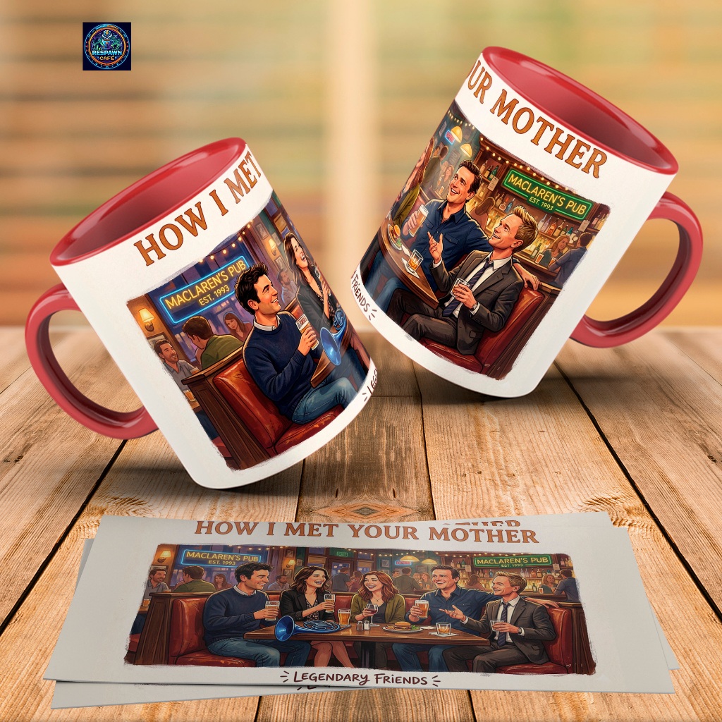 Caneca How I Met Your Mother – Galera no MacLaren's Pub – Legendary Friends