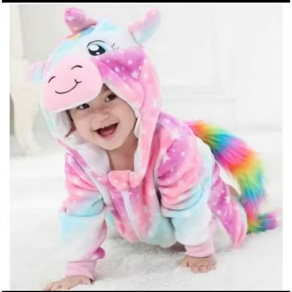 Macacão Unicórnio Pijama Menina