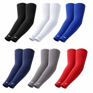1 Par de Manguito Proteção Uv 50+ Braço Vôlei Basquete Futebol Triathlon Corrida Ciclismo Original Fenix