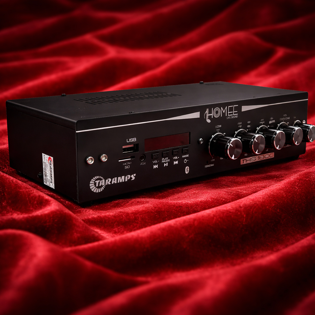 Amplificador Receiver Taramps Ths1800 80w Rms Som Ambiente