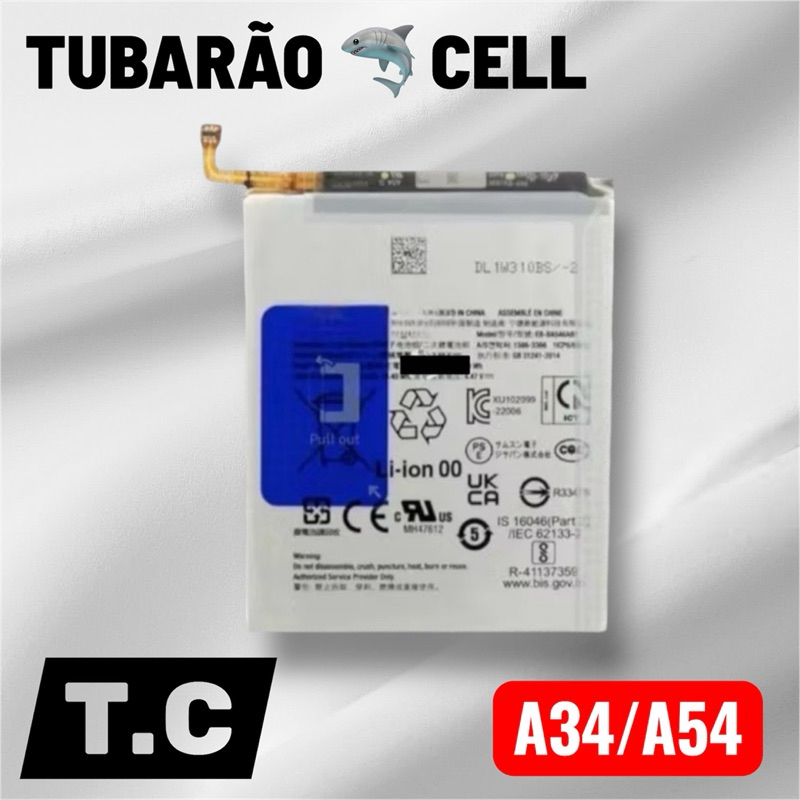 BAT COMPATIVEL A34/A54 (ORG)  NOVA COM GARANTIA 90 DIAS
