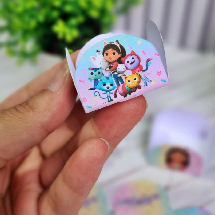 Forminha de Doces A casa mágica da Gabby Personalizada no Tema /Lembrancinha de Festa /Aniversário