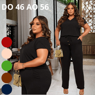 Conjunto Plus Size Feminino 2 Peças Premium em Oferta na Shopee