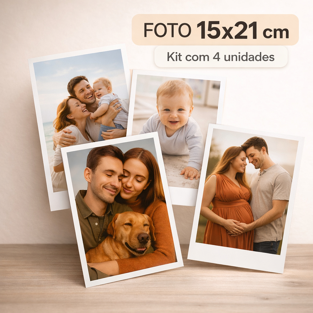 Revelação de Fotos 15x21 - Envio 24 Hrs