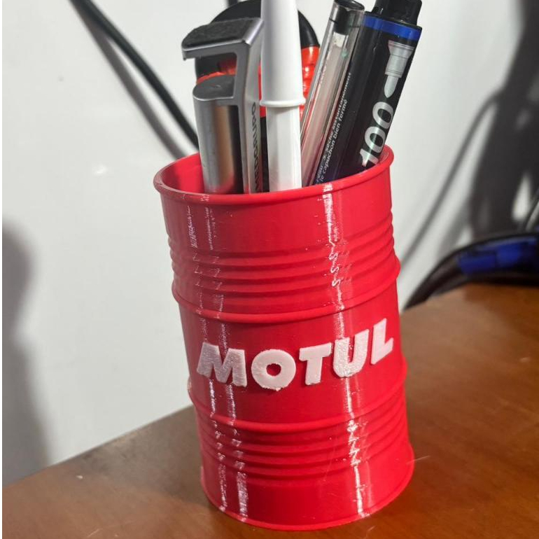 Porta Canetas Lápis Pincéis e Acessórios Tonel Barril Motul Porta Treco