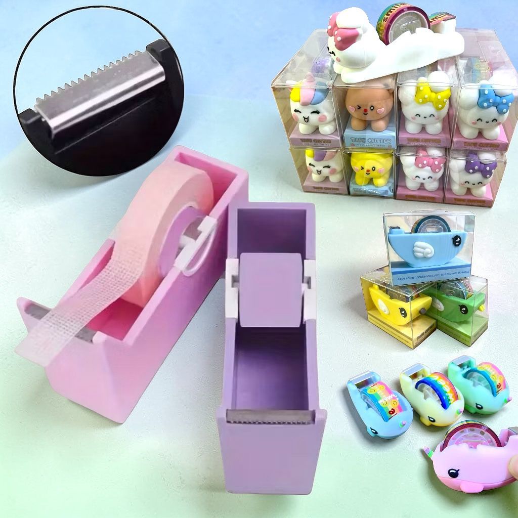 Suporte para Fita Adesiva Fofa – Unicórnios, Coelhos e Ursos, Pássaro e Golfinho em Oferta na Shopee