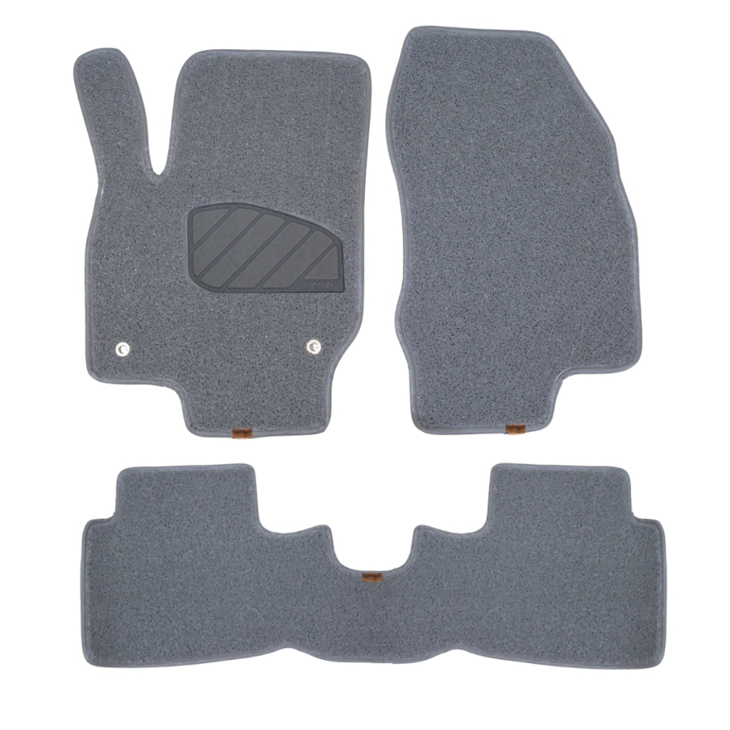 Tapete Capacho para Volks T-Cross 2019 20 21 22 23 24 25 26 Highline Sense Impermeável Cor Cinza