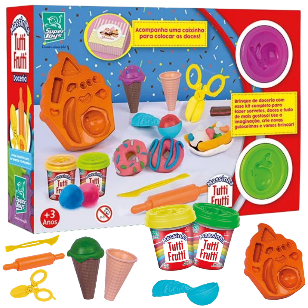 massinha de sorveteria brinquedo