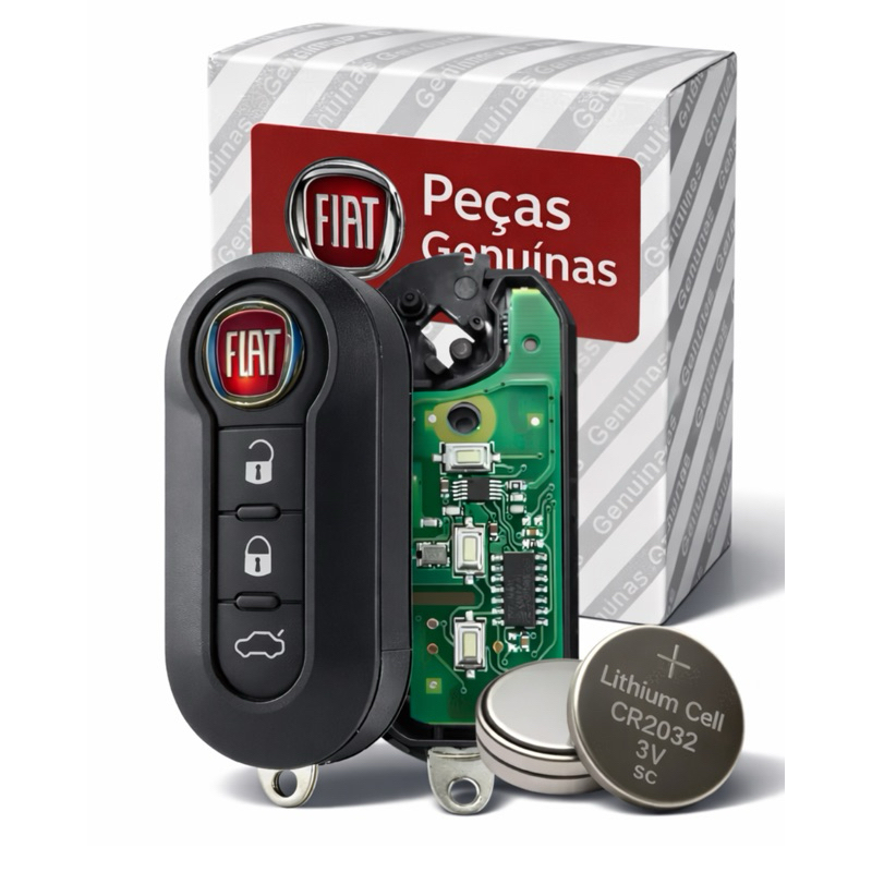 Chave Canivete Fiat Positron Uno Palio Stilo Siena Strada com bateria