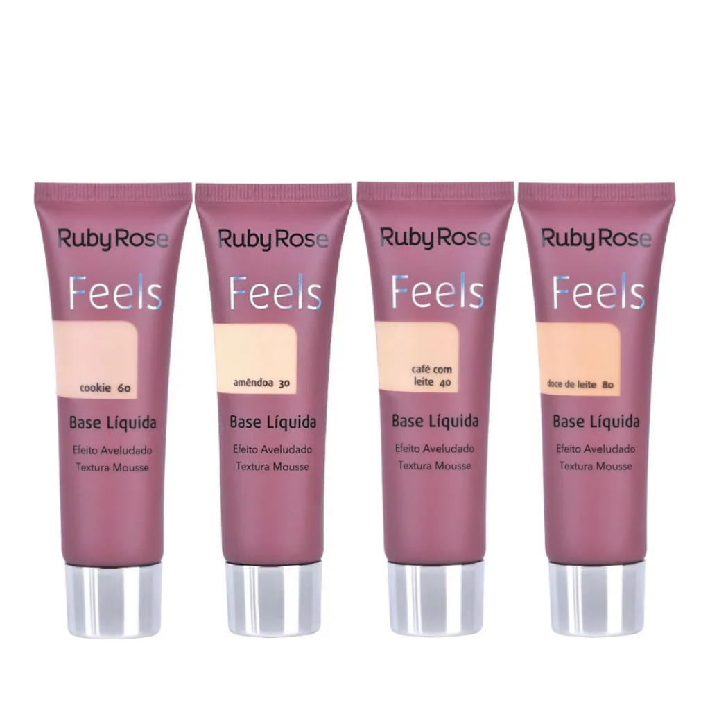 Base Facial Líquida Feels - Escolha Sua Cor - Hb8053 - Ruby Rose