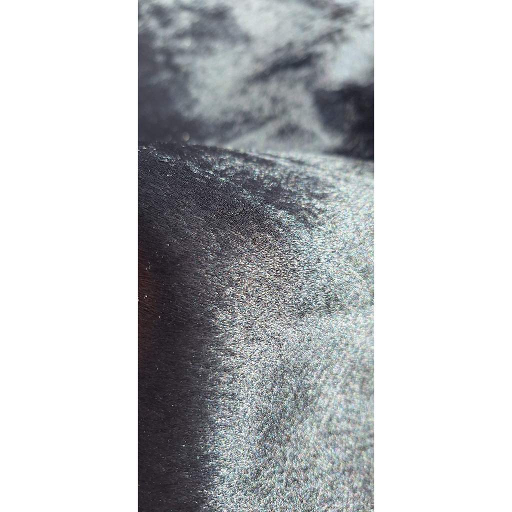 Retalho Couro com Pêlo Preto