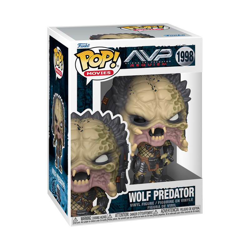 Funko Pop Wolf Predator 1998 Alien Vs Predator Requiem