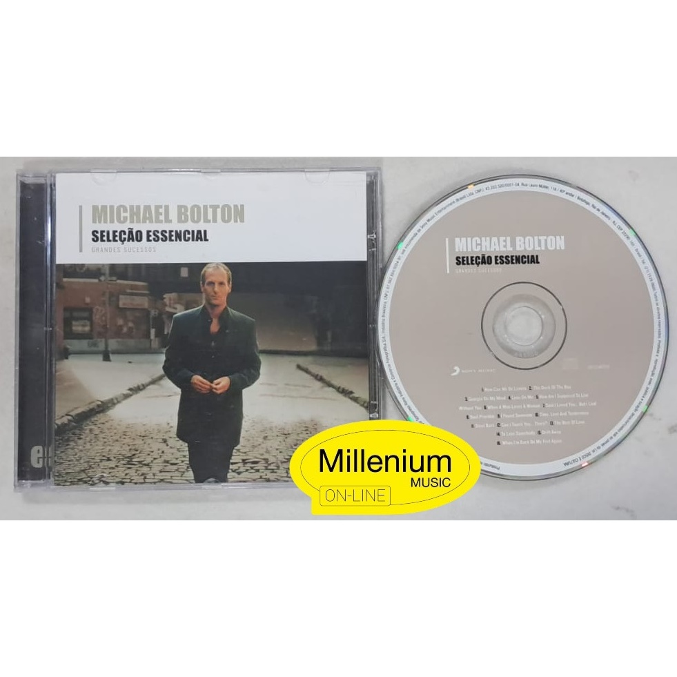 CD Michael Bolton  Seleção Essencial 2014 Original Gravadora Colecionador Ótimo Estado