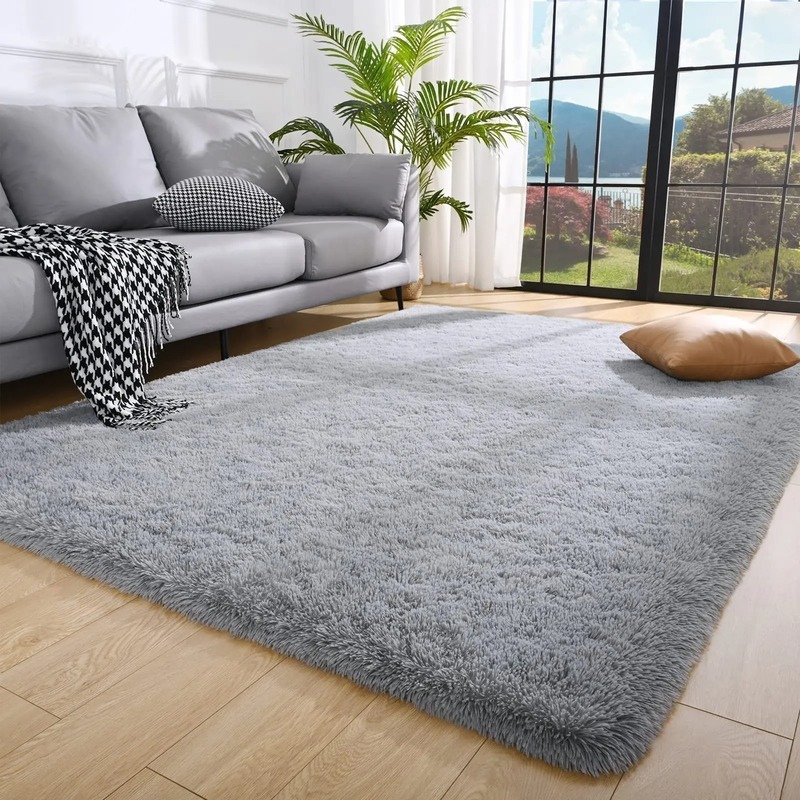 Tapete 2,00x1,50 Sala Peludo Felpudo Luxo Life Tex Barato Branco em Oferta na Shopee