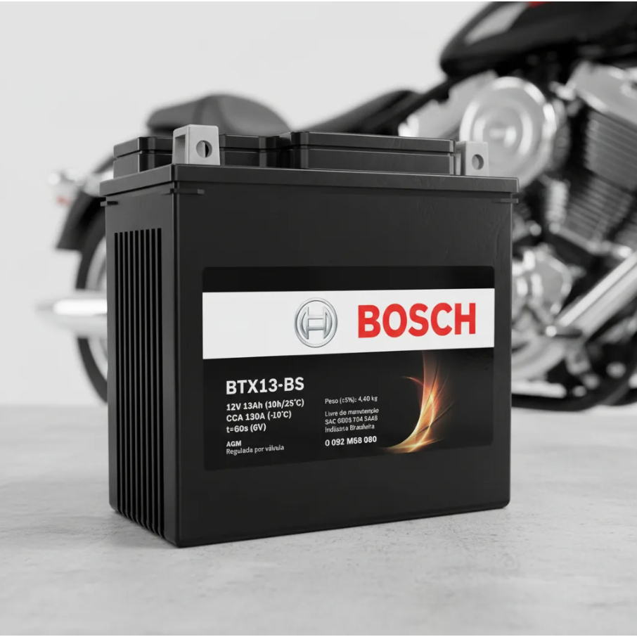 Bateria Kawasaki Zzr 1200 12v 13ah Bosch Btx13-bs (ytx14-bs)