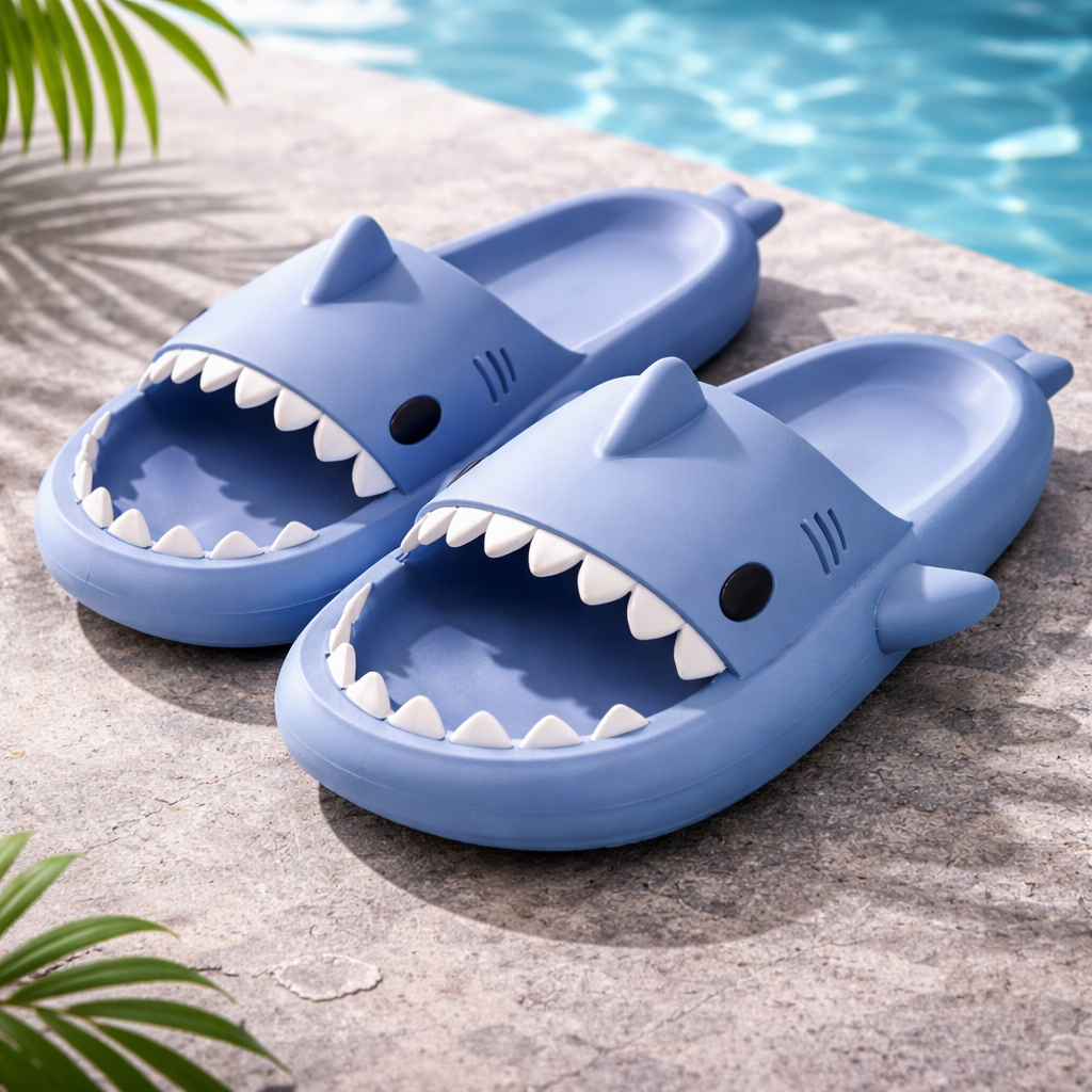Chinelo Tubarão Adulto Azul - Leve e Confortável - TB1 em Oferta na Shopee