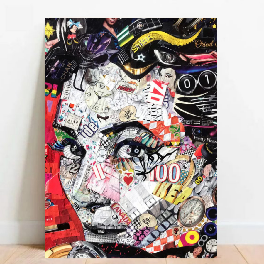 Quadro Placa Decorativa Audrey Hepburn Vintage Atriz Cantora 06