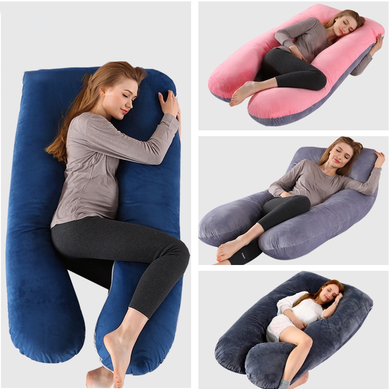 Almofada Gestacional U - Suporte para Barriga e Cintura, Ideal para Dormir Durante a Gravidez