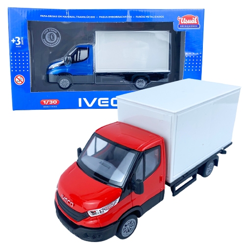 Caminhao Iveco Daily Bau Carga Grande Articulado Colecinavel Brinquedo Promoçao Presente