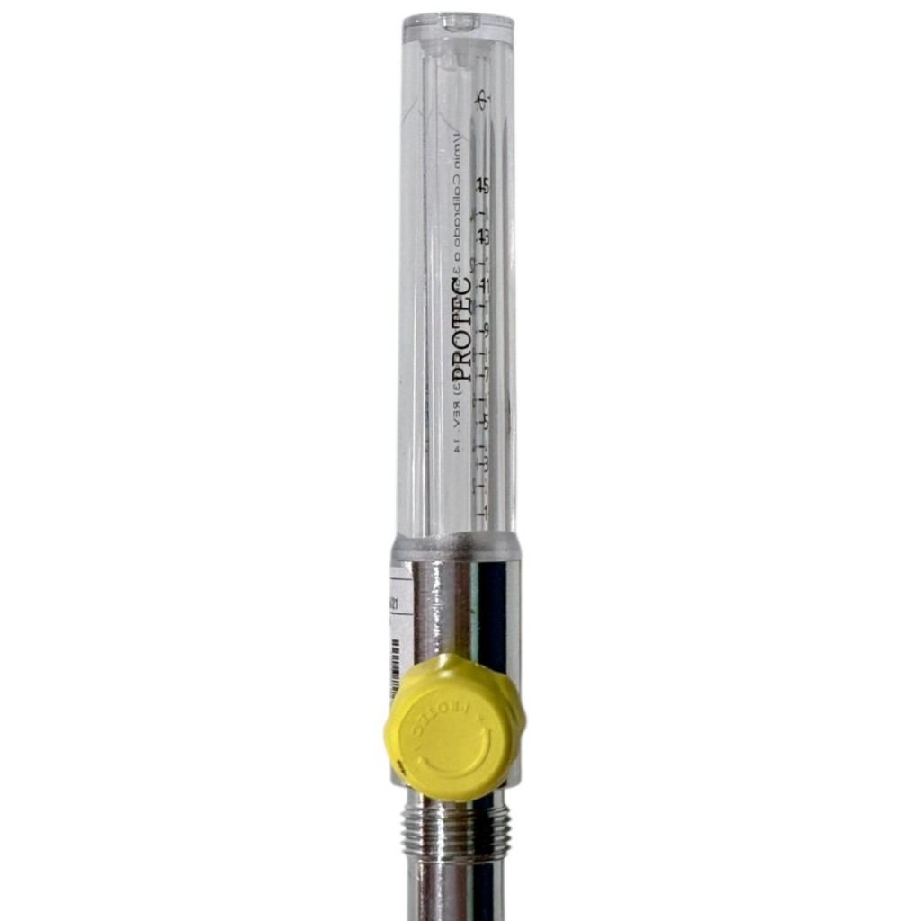 Fluxômetro 0 - 15 Lpm. Macho Para Ar Comprimido