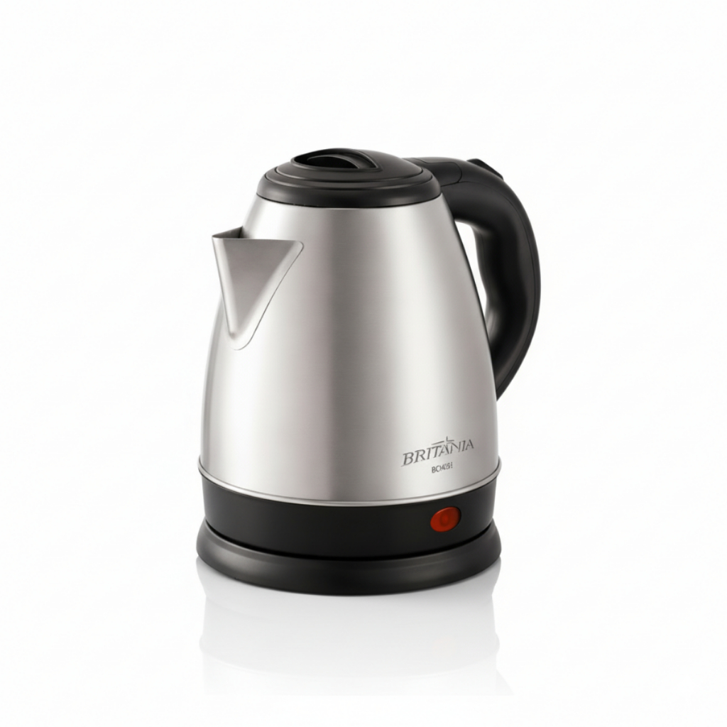 Chaleira Térmica Elétrica Britânia Inox 1,2L 1500W BCH09 Café Chá Agua Quente Bule Multifuncional