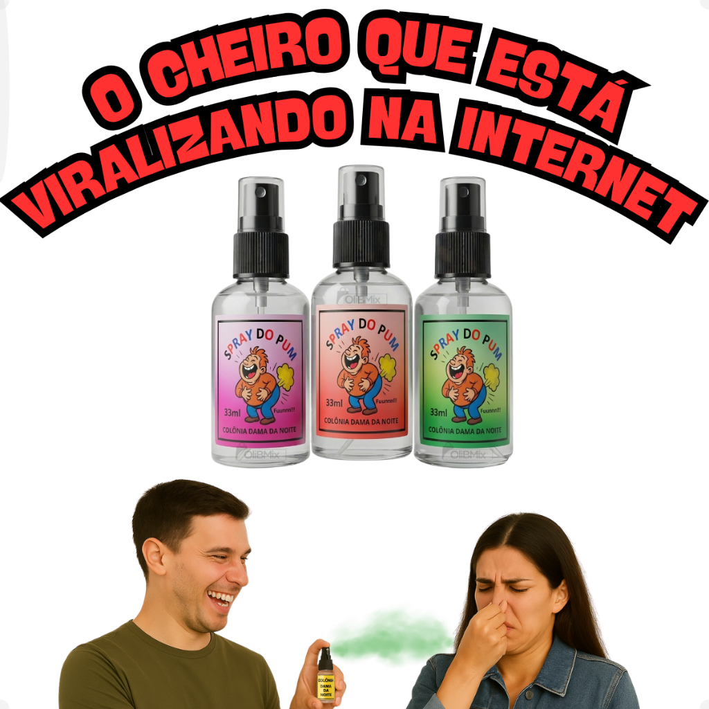 Spray Peido Cheiro De Pum Fedido Fedorento Engraçado Trolagem Pegadinha Fedo Kit Pronta Entrega em Oferta na Shopee