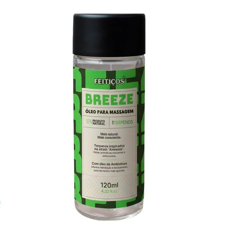 Breeze Óleo Corporal Beijável Terpenos 120Ml Feitiços
