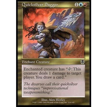 Adaga de Prata Fluente (Dano) - - Magic The Gathering