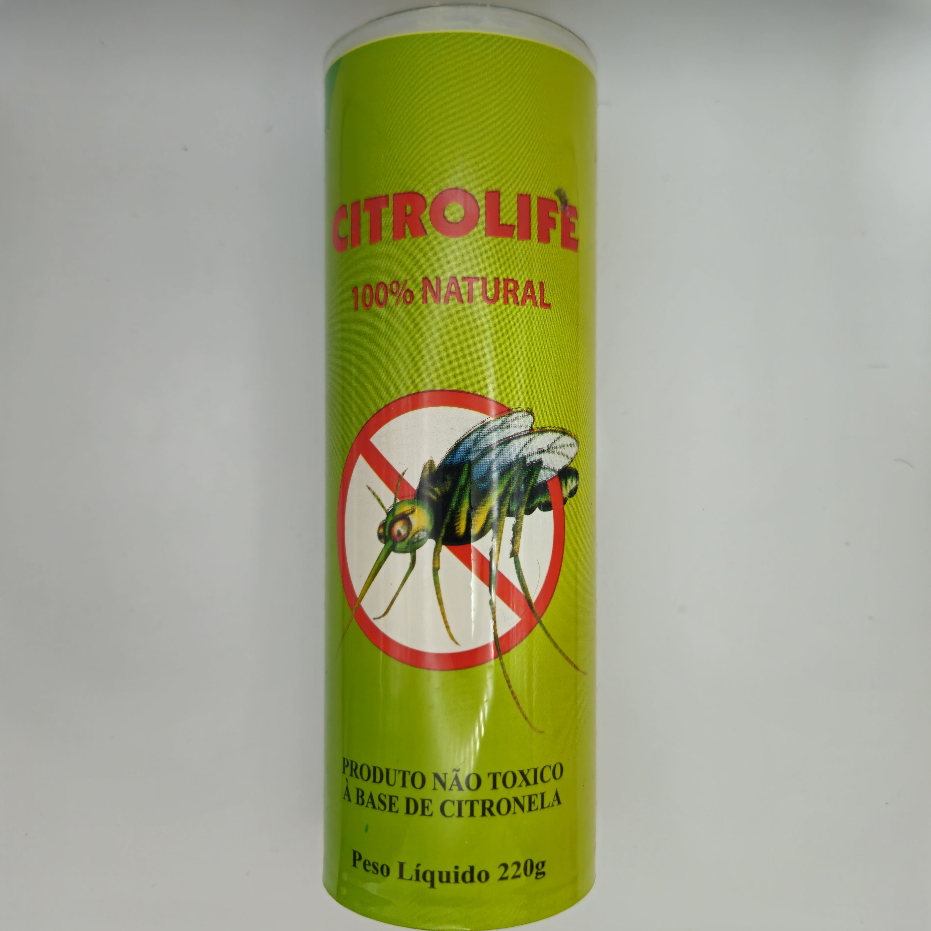 Kit 2 unidades Vela 7 dias CITRONELA espanta mosquitos com capa plástica resistente