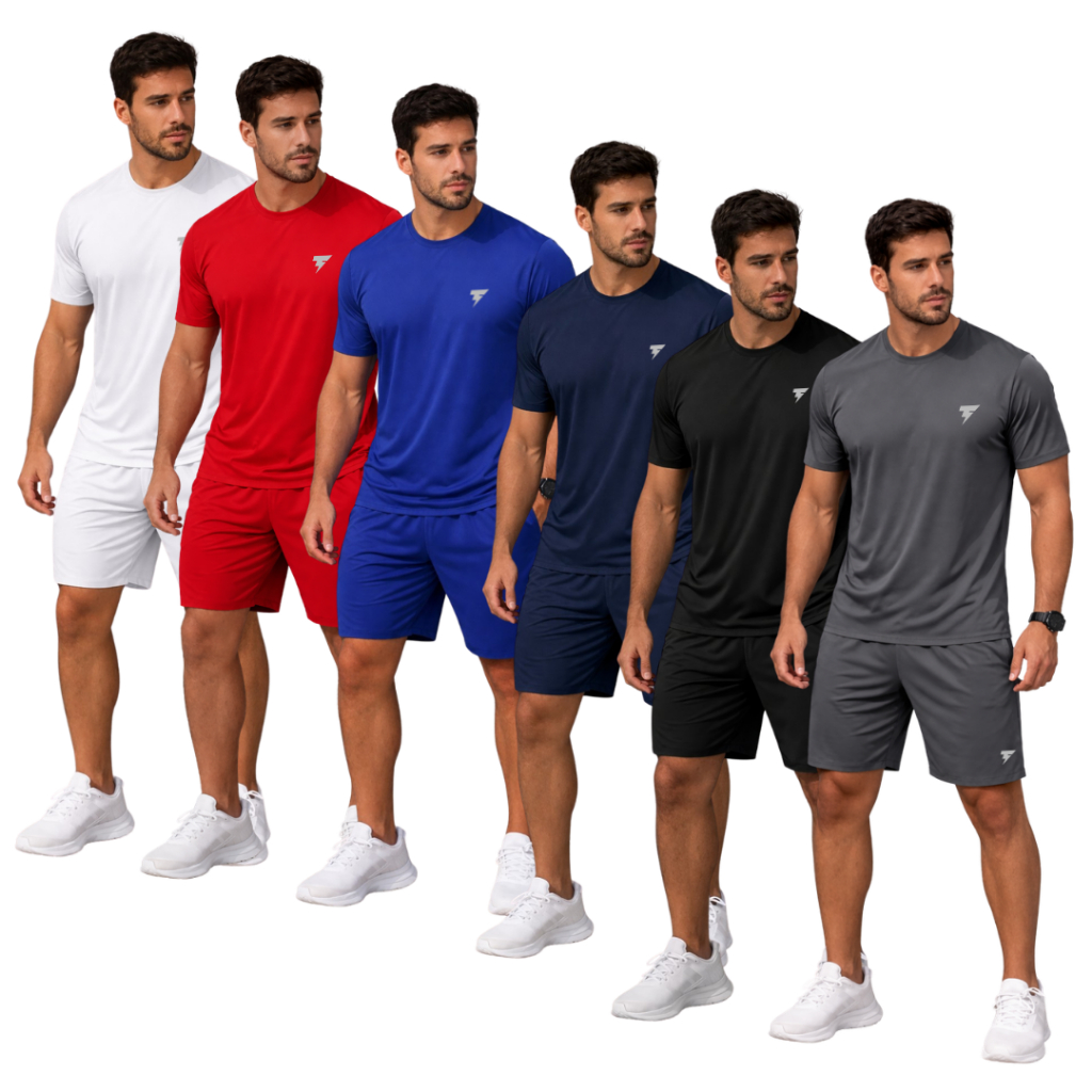 Conjunto Camisa e Calção Futebol Futsal
